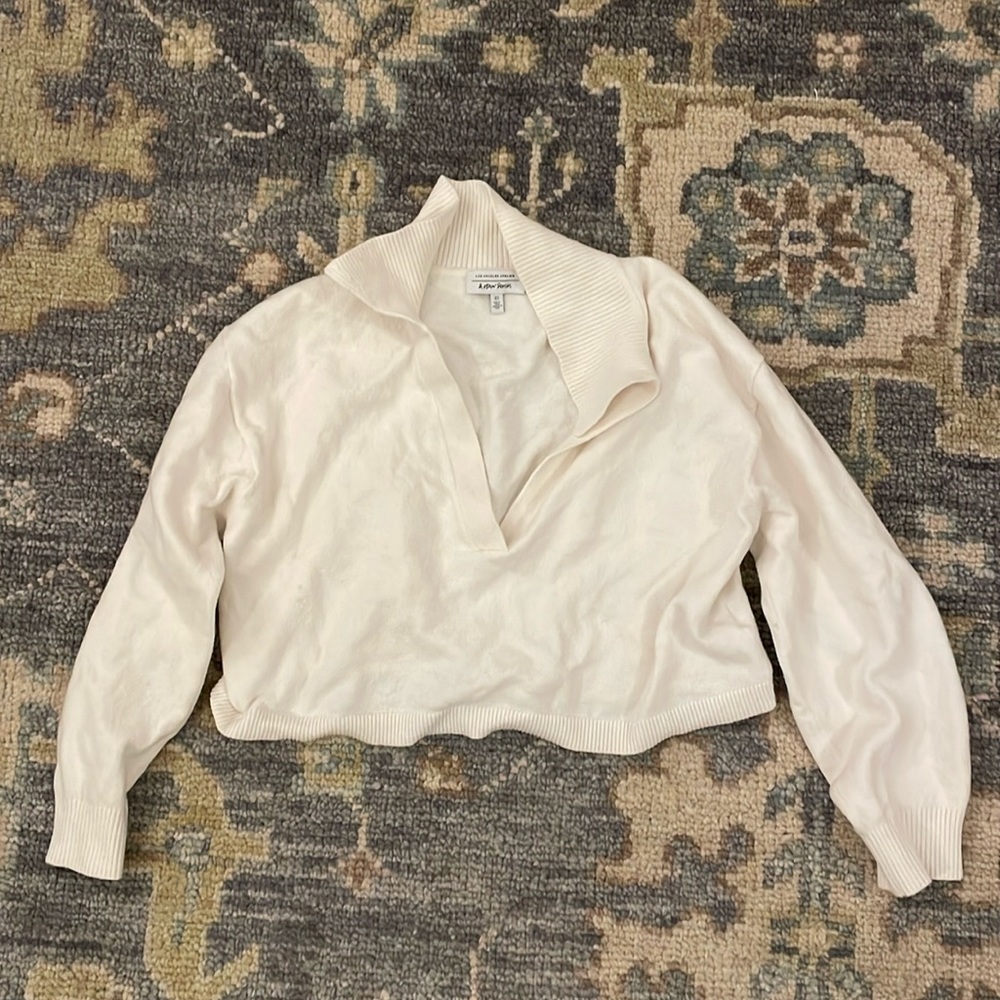 & other stories cropped sweater